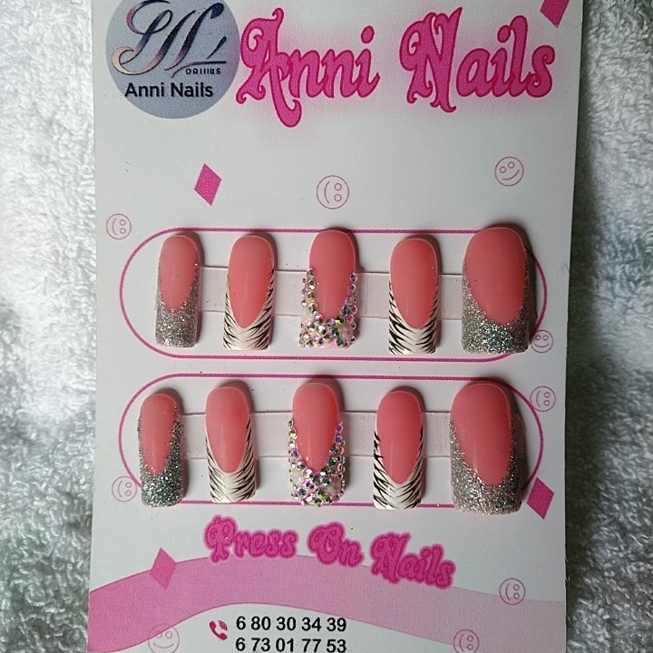 pressed-on nails