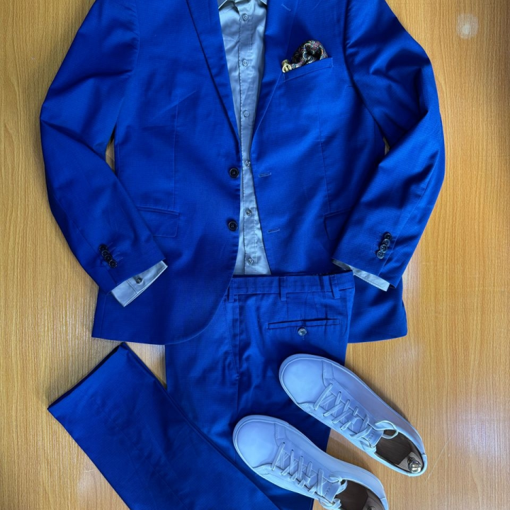 veste bleue