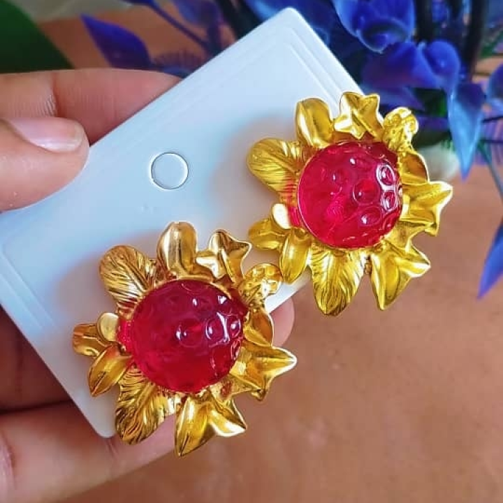 paire de boucle doré