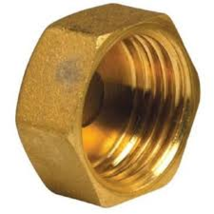 bouchon laiton femelle - tuyau raccord plomberie tube réparation bricolage