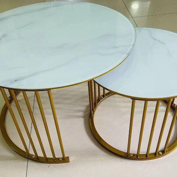 table vitré ovale