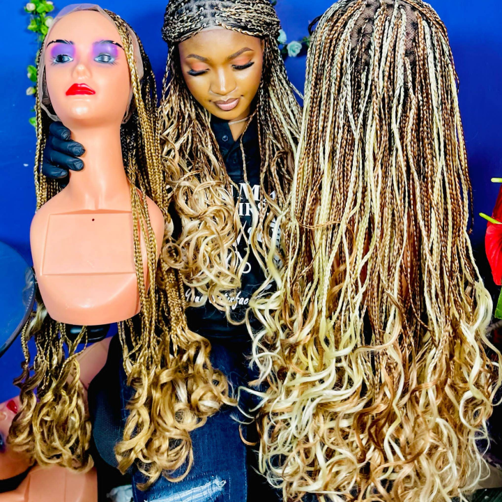 spiral curls wig