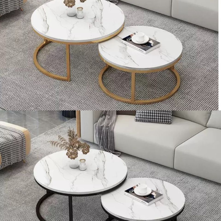table double en marbre