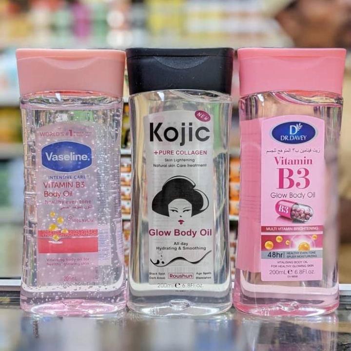 glow body oil