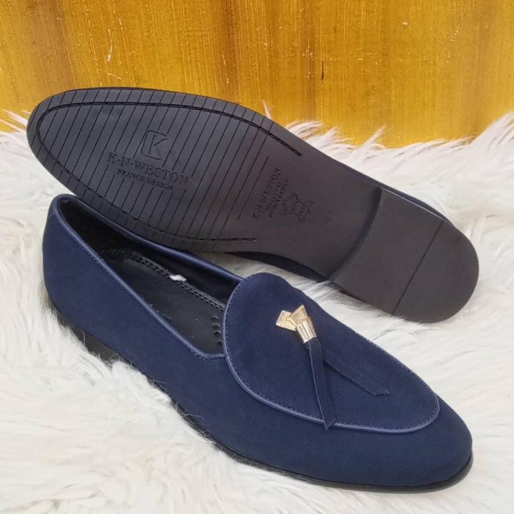 mocassin homme avec deux pompons