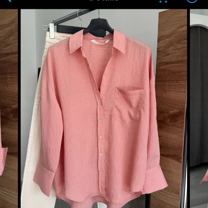 chemise rose
