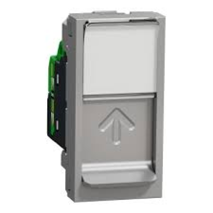 prise alumnium unica  RJ45 cat.6