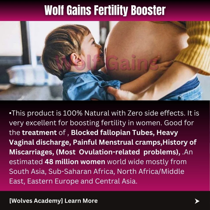 WOLF GAINS FERTILITY BOOSTER