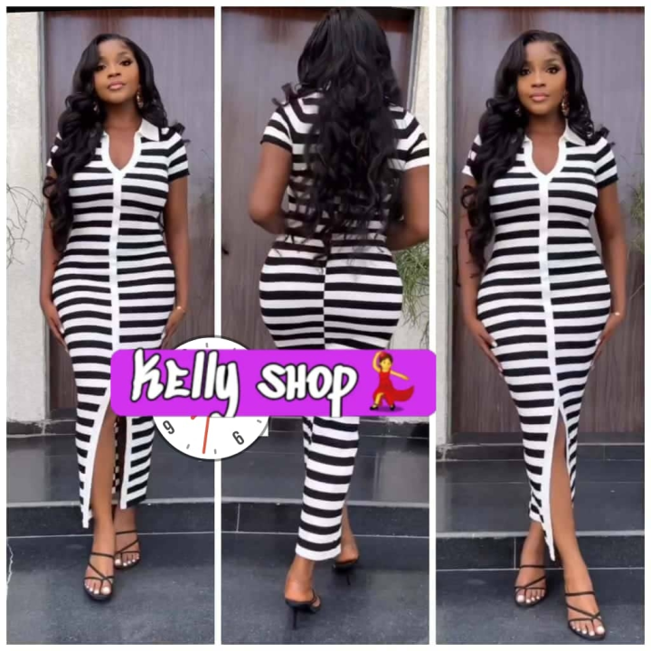 robe noire blanche