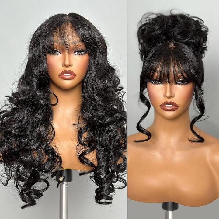 bouncy hair