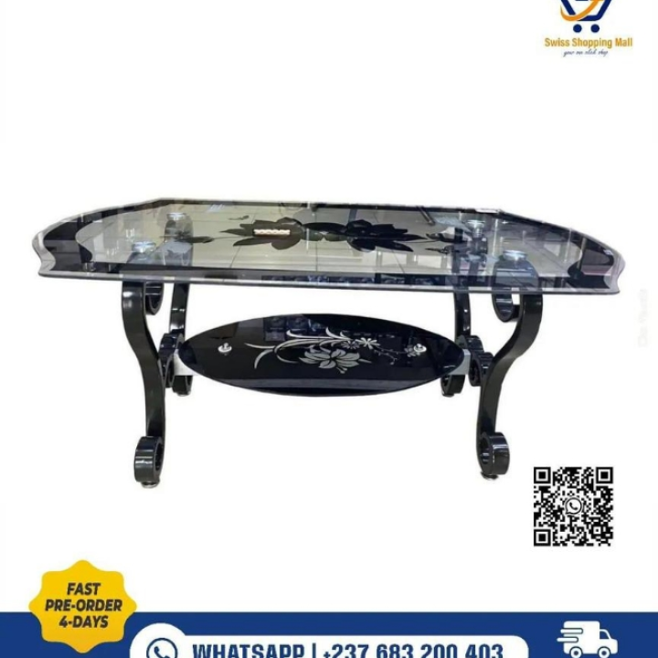 Glass center table