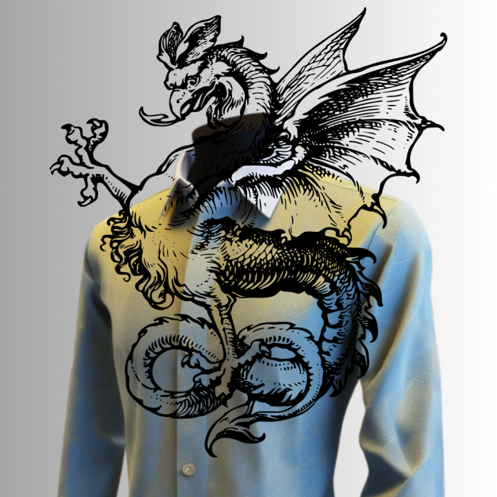 Dragon's Embrace  Men's Shirt