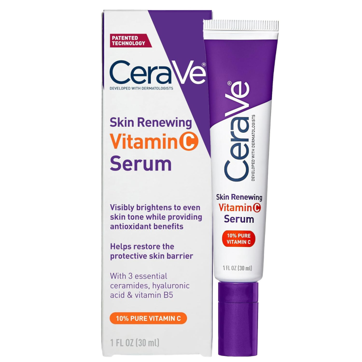 CeraVe Vitamine C Sérum avec Acide Hyaluronique | Éclaircissement de la peau & Hydratation | Sans Parfum | Dermatologue Recommandé