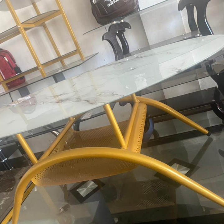 table de luxe vitree , table de salle a manger en verre