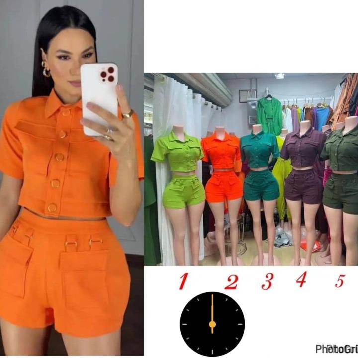 Short multicolor jumpsuit