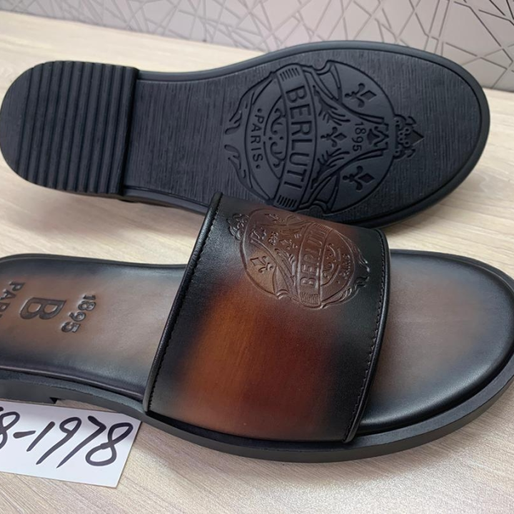 babouche en cuir