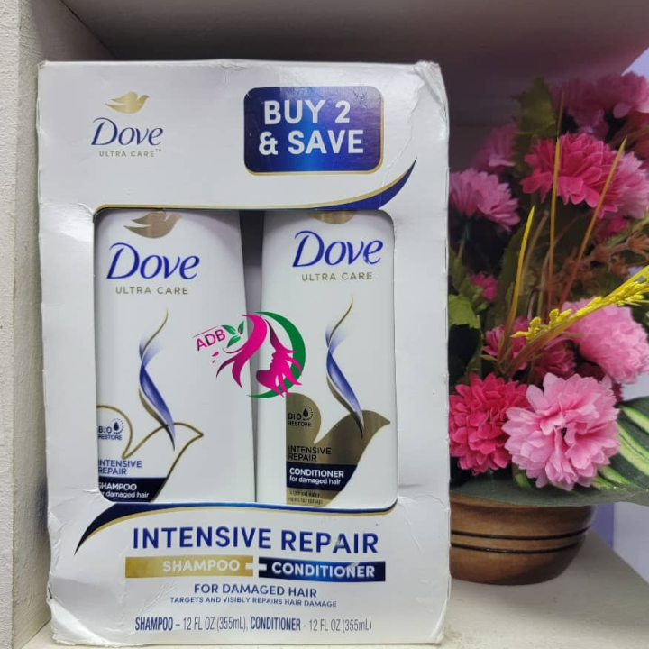 Dove shampoo and conditionner