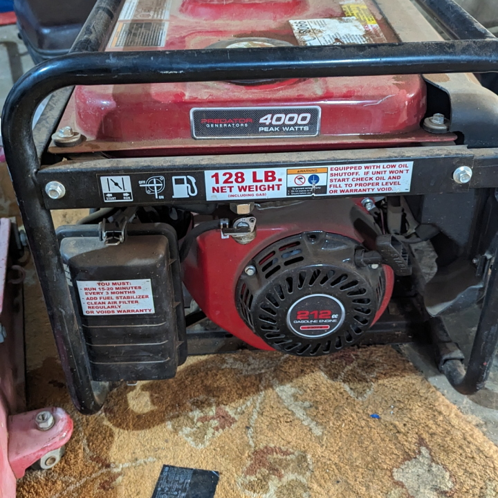PREDATOR 63089 4000 WATT GENERATOR