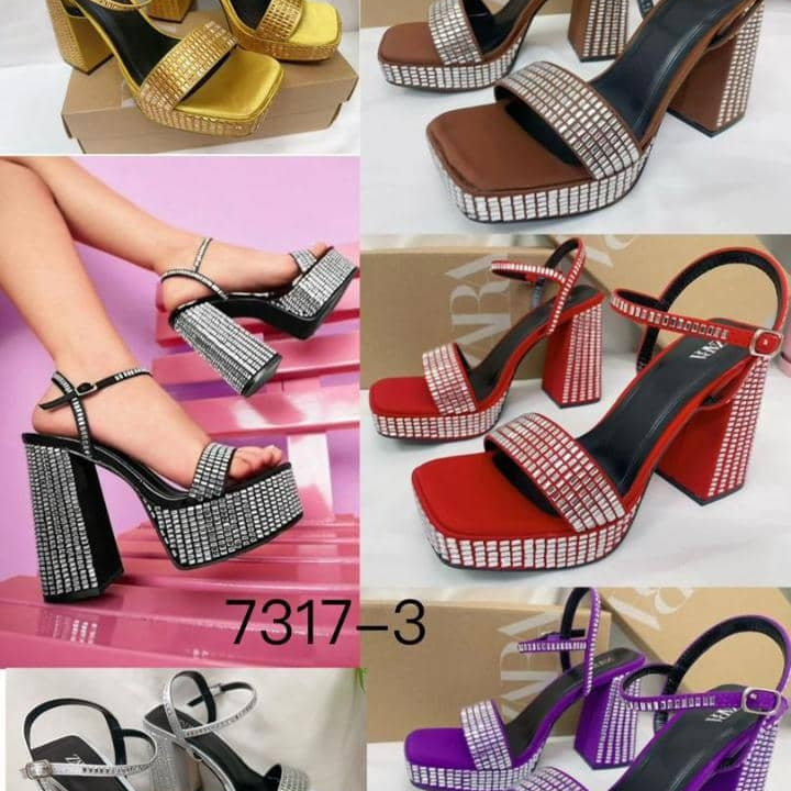 ZARA Thick High Hills
