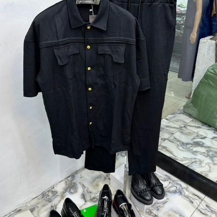 ensemble noir homme