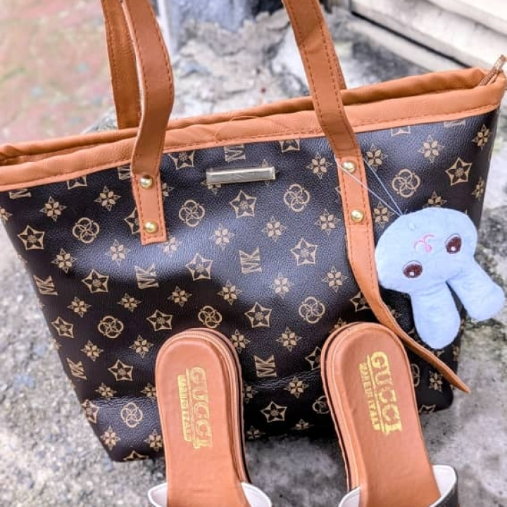 Bag and slippers