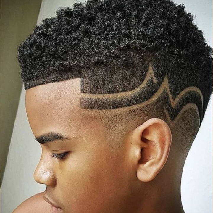 shaved hair