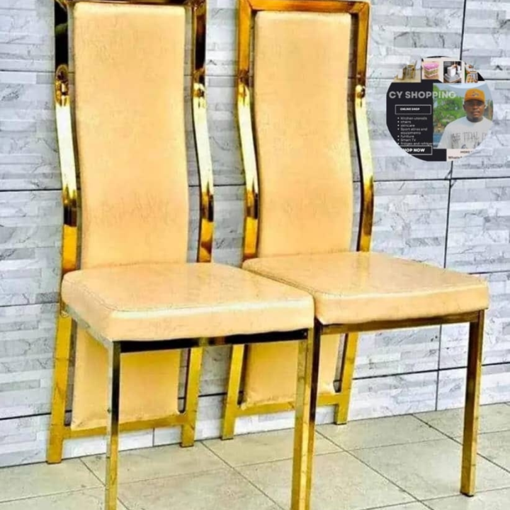 chaise doré six