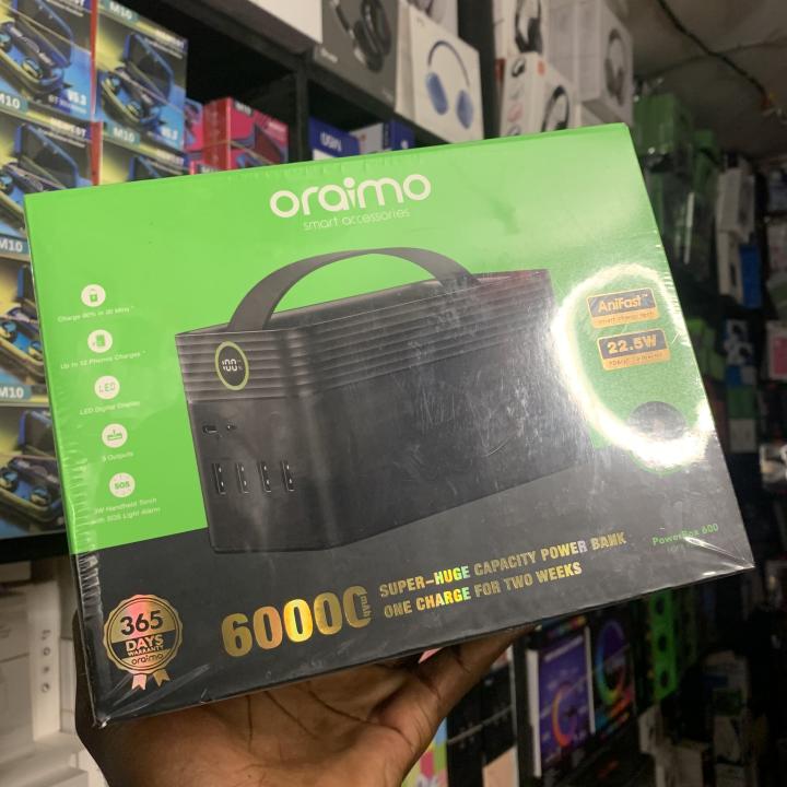 60,000mAh Oraimo Power Bank🔥