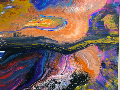 Acrylic Pour Painting