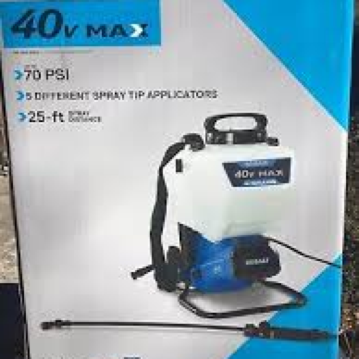 Kobalt 40 Volt Max Backpack Chemical Sprayer 4 Gallon Capacity Up To 70 Psi