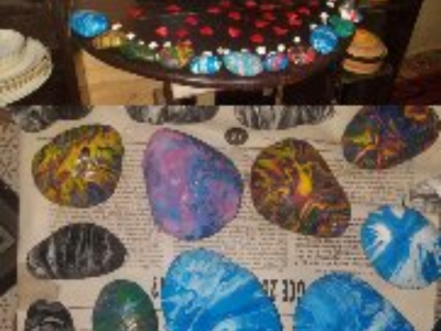 Painted stones