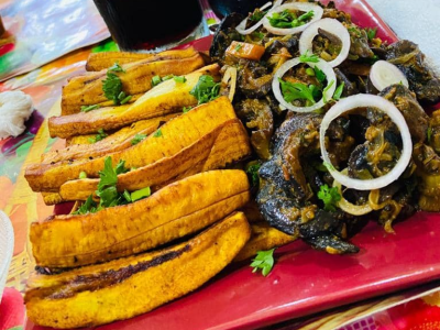 Snails And Fried Plantains