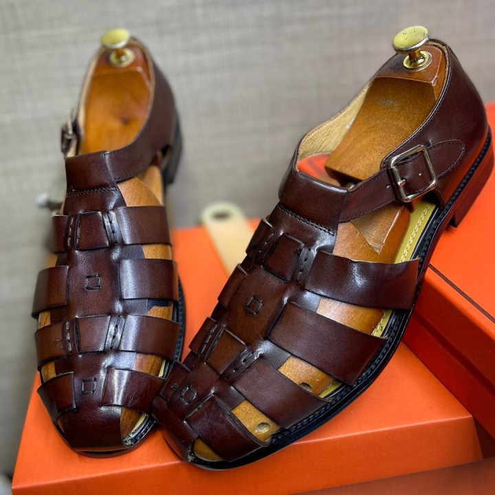 Men shoes Brown color