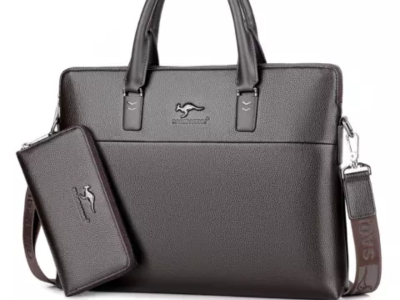 SAC SERVIETTE (avec pochette)