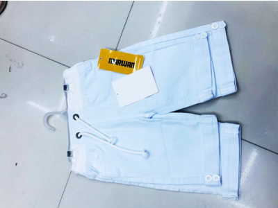 Cotton pure white shorts