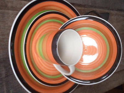 Set of plates, bows and Teacups