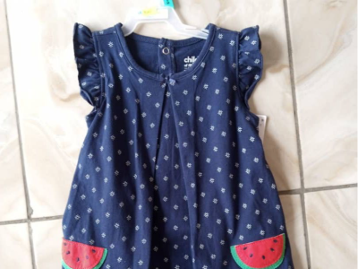 Coco melon pinafore dress