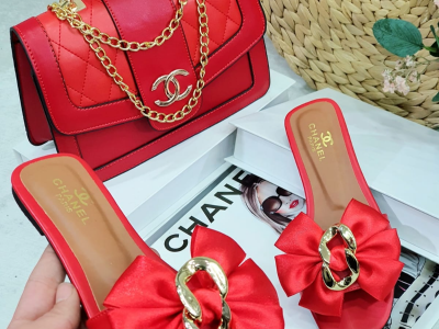 Chanel Set Of Shoe and Bag