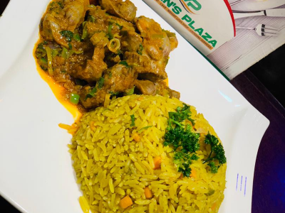 Gizzards sauce/fried rice