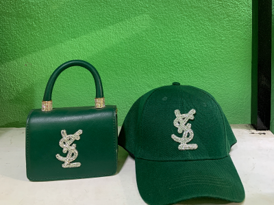 Female bag and cap
