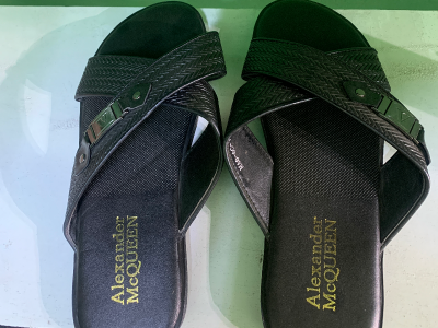 Male Alexander McQueen slippers
