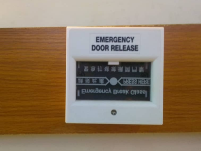 Emergency door release