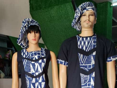 Male Top and Cap ( Bamileke Traditional wear)
