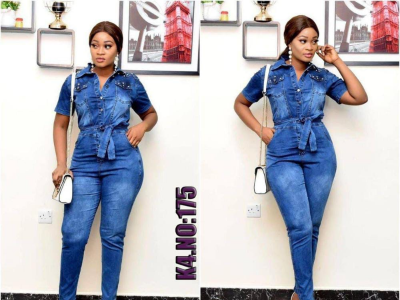 Jean jump suit