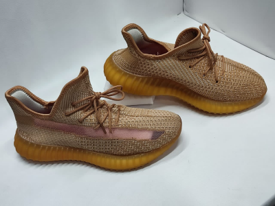 Brown Yeezy sneakers