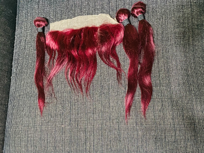 Human hair 18 inches with full closure