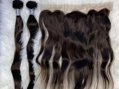 Human hair 20 inches with full frontals