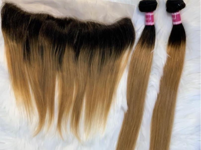 Human hair bundles 18inches with frontals