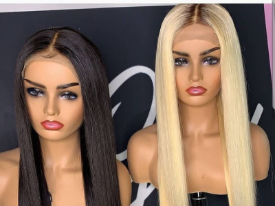 Bone straight with frontals  26 inches different colors