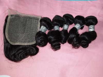 Bob human hair bundles with full frontals